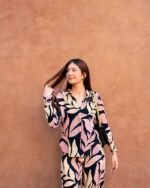 Women's Cotton Blend Printed Ethnic Co-ord Set - Image 3